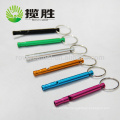 Rover Camel Whistle Aluminium Mini Long Whistle Keychain Keyring Camping Survival Whistle